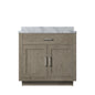 Abbey 36 in W x 22 in D Grey Oak Single Bath Vanity