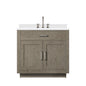 Abbey 36 in W x 22 in D Grey Oak Single Bath Vanity