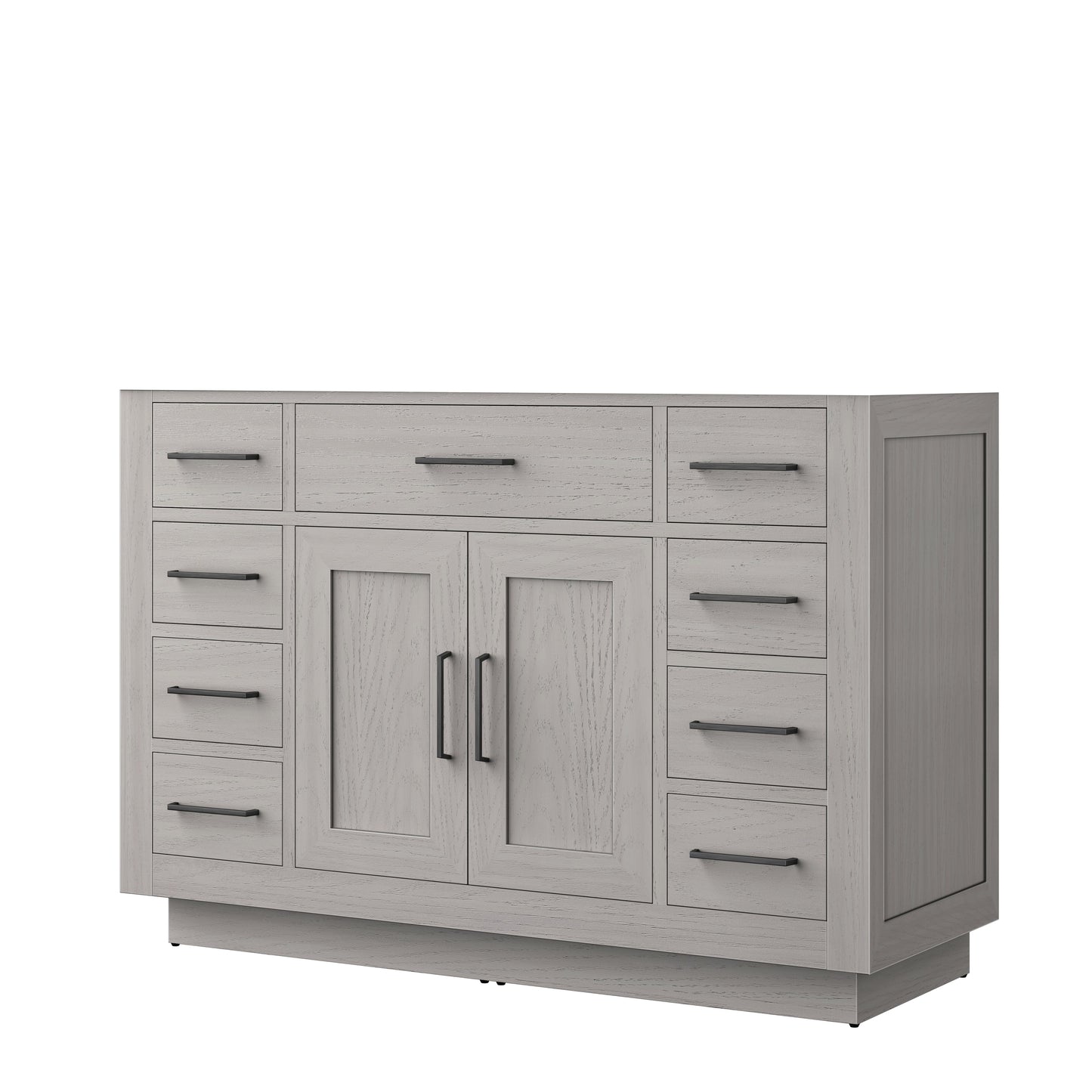 Abbey 48 in W x 22 in D White Oak Single Bath Vanity