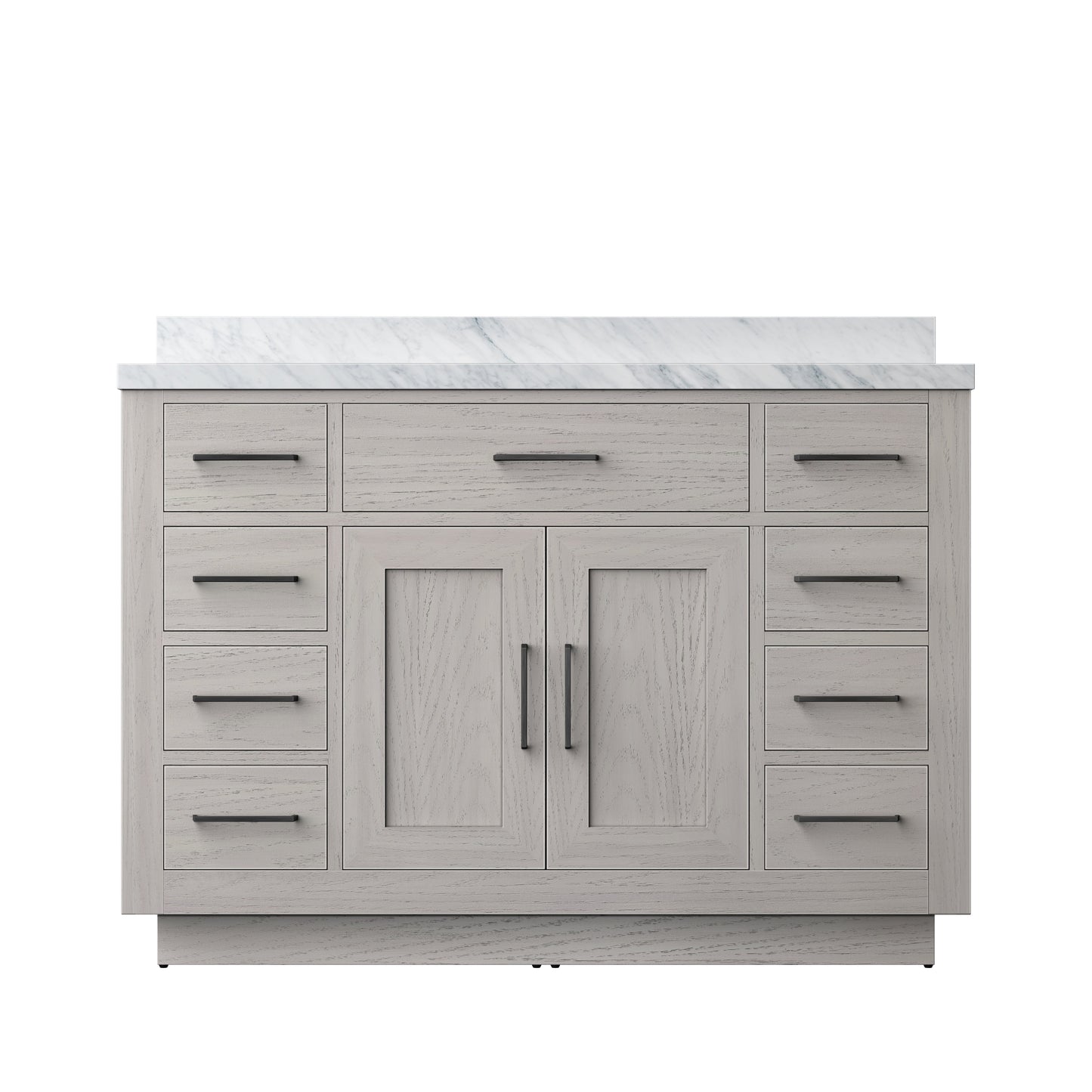 Abbey 48 in W x 22 in D White Oak Single Bath Vanity