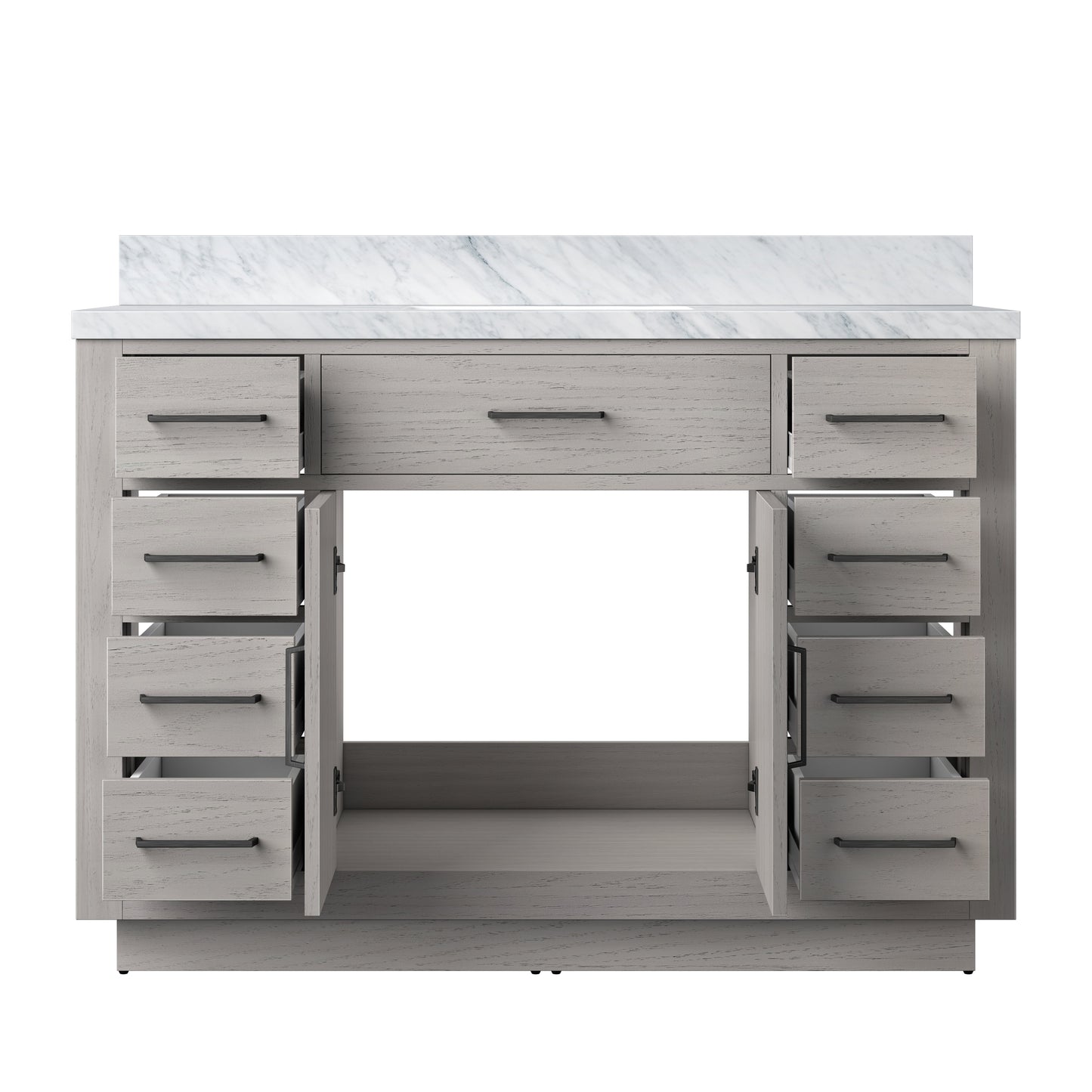 Abbey 48 in W x 22 in D White Oak Single Bath Vanity