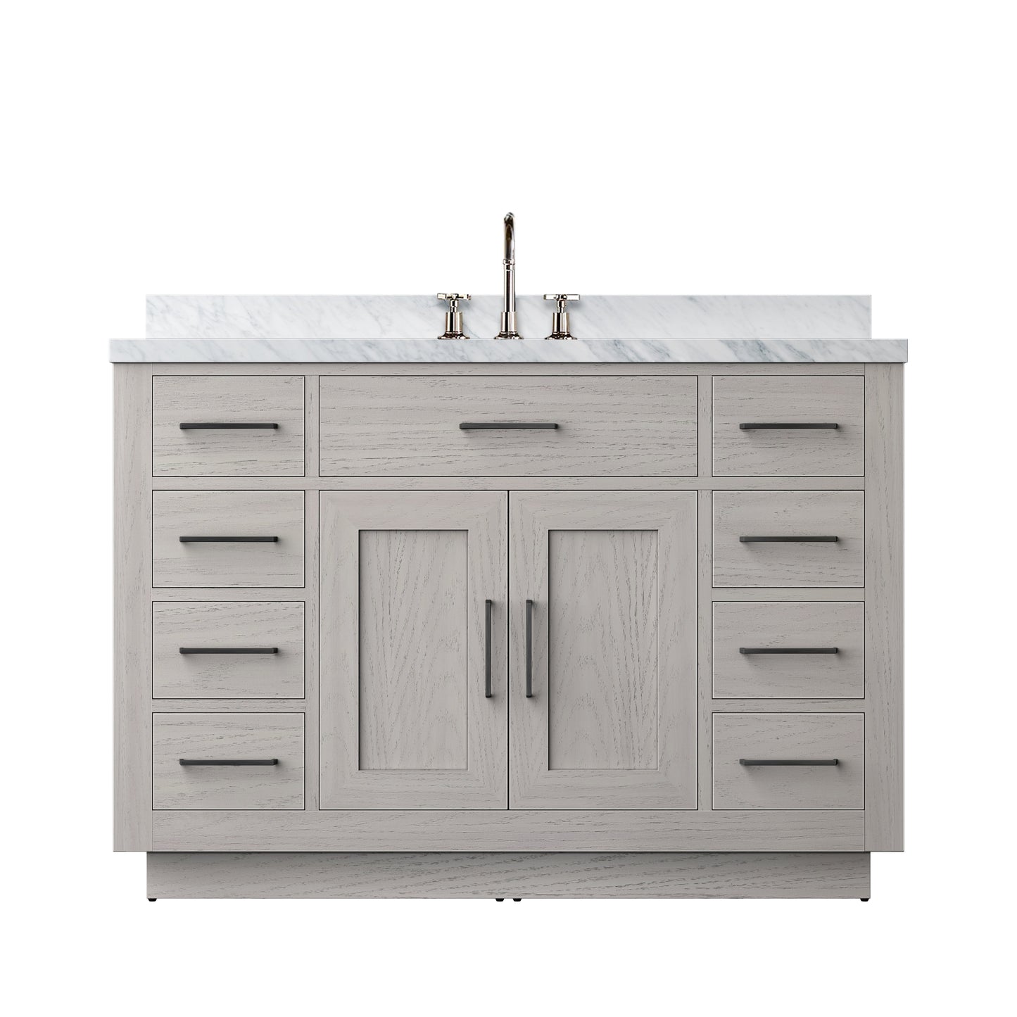 Abbey 48 in W x 22 in D White Oak Single Bath Vanity