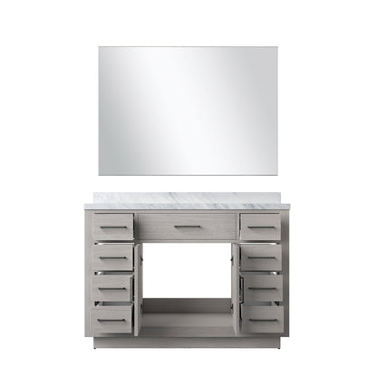 Abbey 48 in W x 22 in D White Oak Single Bath Vanity