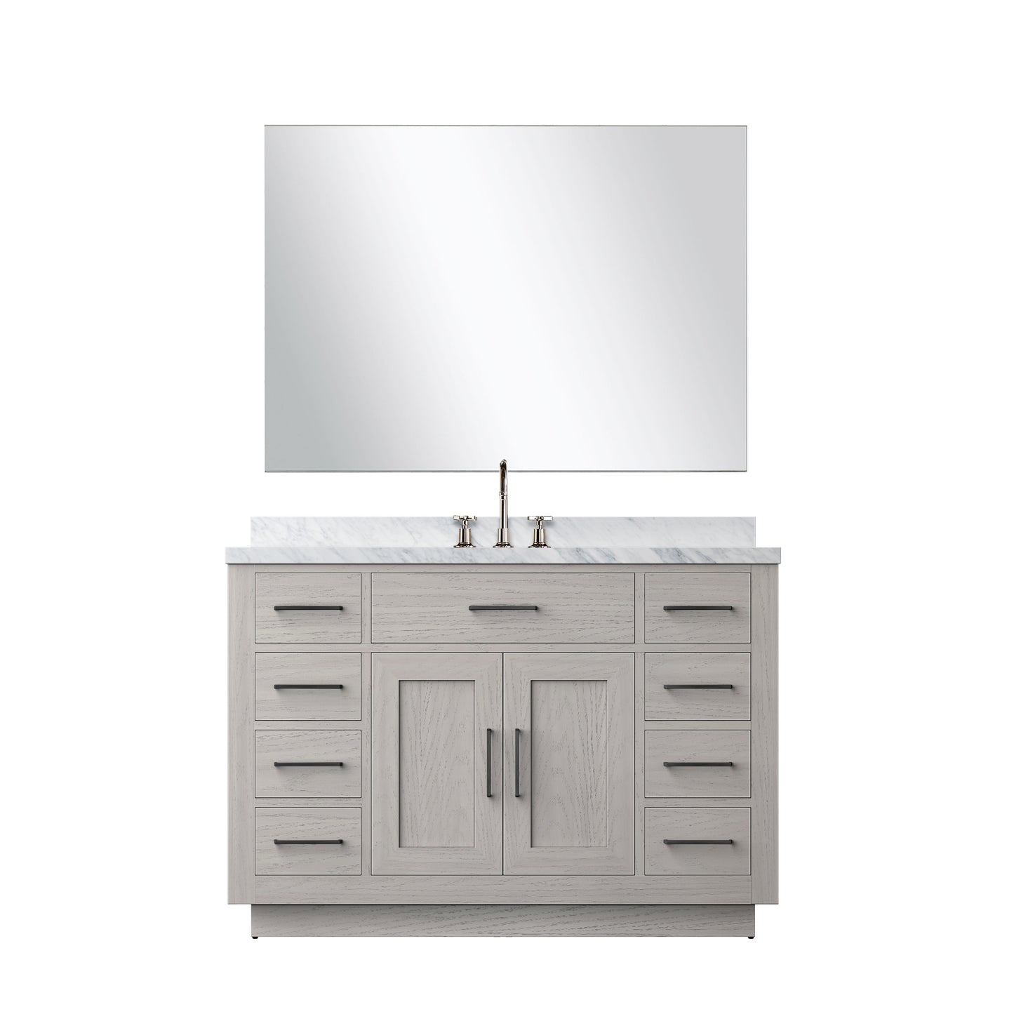 Abbey 48 in W x 22 in D White Oak Single Bath Vanity