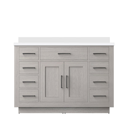 Abbey 48 in W x 22 in D White Oak Single Bath Vanity
