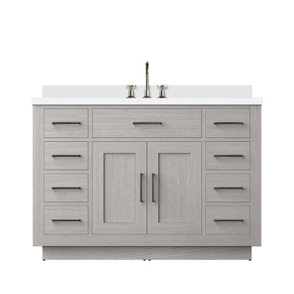 Abbey 48 in W x 22 in D White Oak Single Bath Vanity