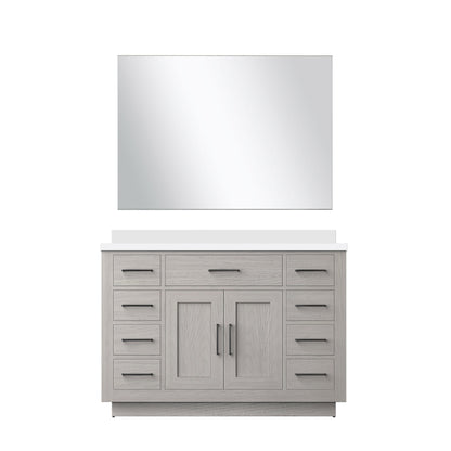 Abbey 48 in W x 22 in D White Oak Single Bath Vanity