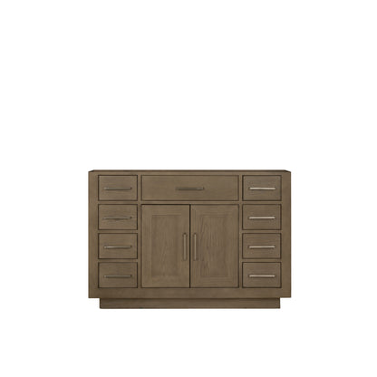 Abbey 48 in W x 22 in D Grey Oak Single Bath Vanity