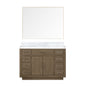 Abbey 48 in W x 22 in D Grey Oak Single Bath Vanity