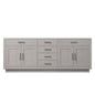 Abbey 84 in W x 22 in D White Oak Double Bath Vanity