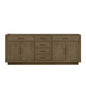 Abbey 84 in W x 22 in D Grey Oak Double Bath Vanity