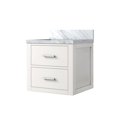 Castor 20 in W x 18 in D White Single Bath Vanity