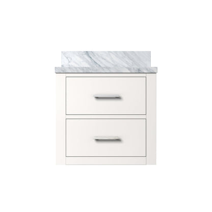 Castor 20 in W x 18 in D White Single Bath Vanity