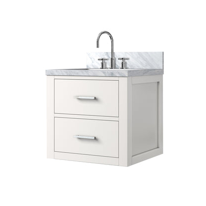 Castor 20 in W x 18 in D White Single Bath Vanity