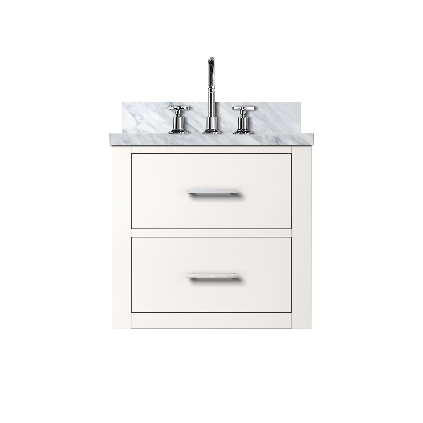 Castor 20 in W x 18 in D White Single Bath Vanity