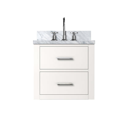 Castor 20 in W x 18 in D White Single Bath Vanity