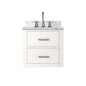 Castor 20 in W x 18 in D White Single Bath Vanity