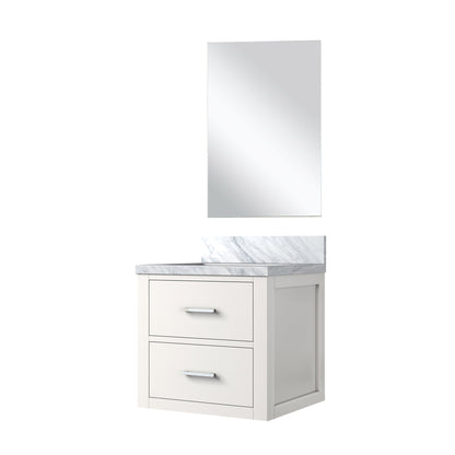 Castor 20 in W x 18 in D White Single Bath Vanity