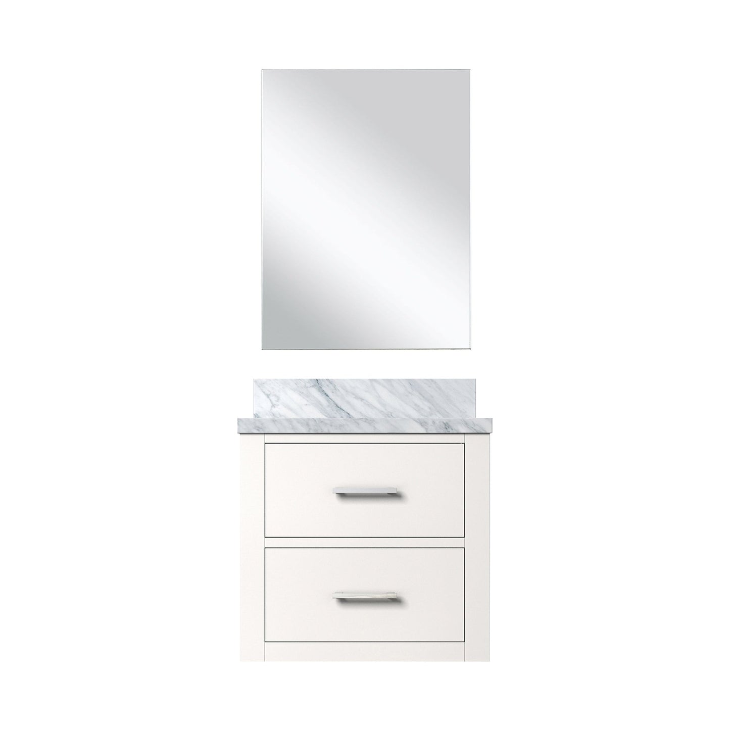 Castor 20 in W x 18 in D White Single Bath Vanity