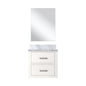 Castor 20 in W x 18 in D White Single Bath Vanity