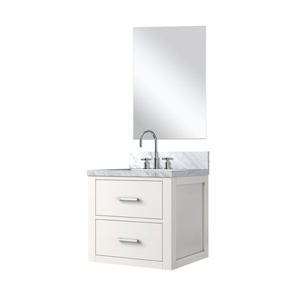 Castor 20 in W x 18 in D White Single Bath Vanity