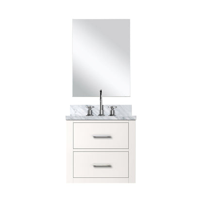 Castor 20 in W x 18 in D White Single Bath Vanity