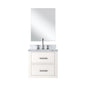 Castor 20 in W x 18 in D White Single Bath Vanity