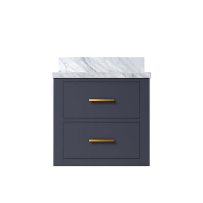 Castor 20 in W x 18 in D Blue Single Bath Vanity