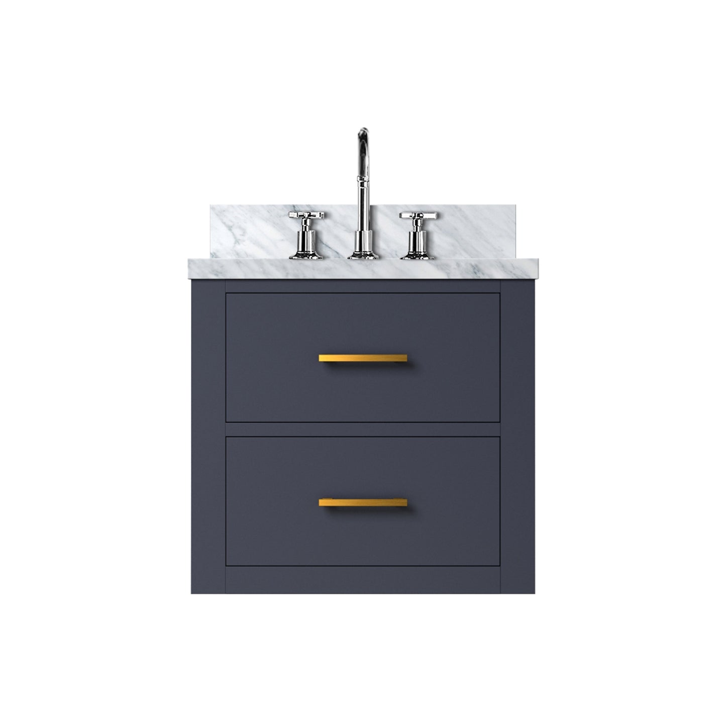 Castor 20 in W x 18 in D Blue Single Bath Vanity