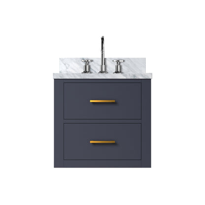 Castor 20 in W x 18 in D Blue Single Bath Vanity