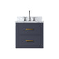 Castor 20 in W x 18 in D Blue Single Bath Vanity