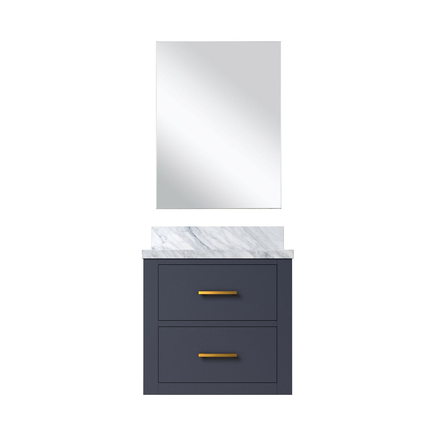 Castor 20 in W x 18 in D Blue Single Bath Vanity