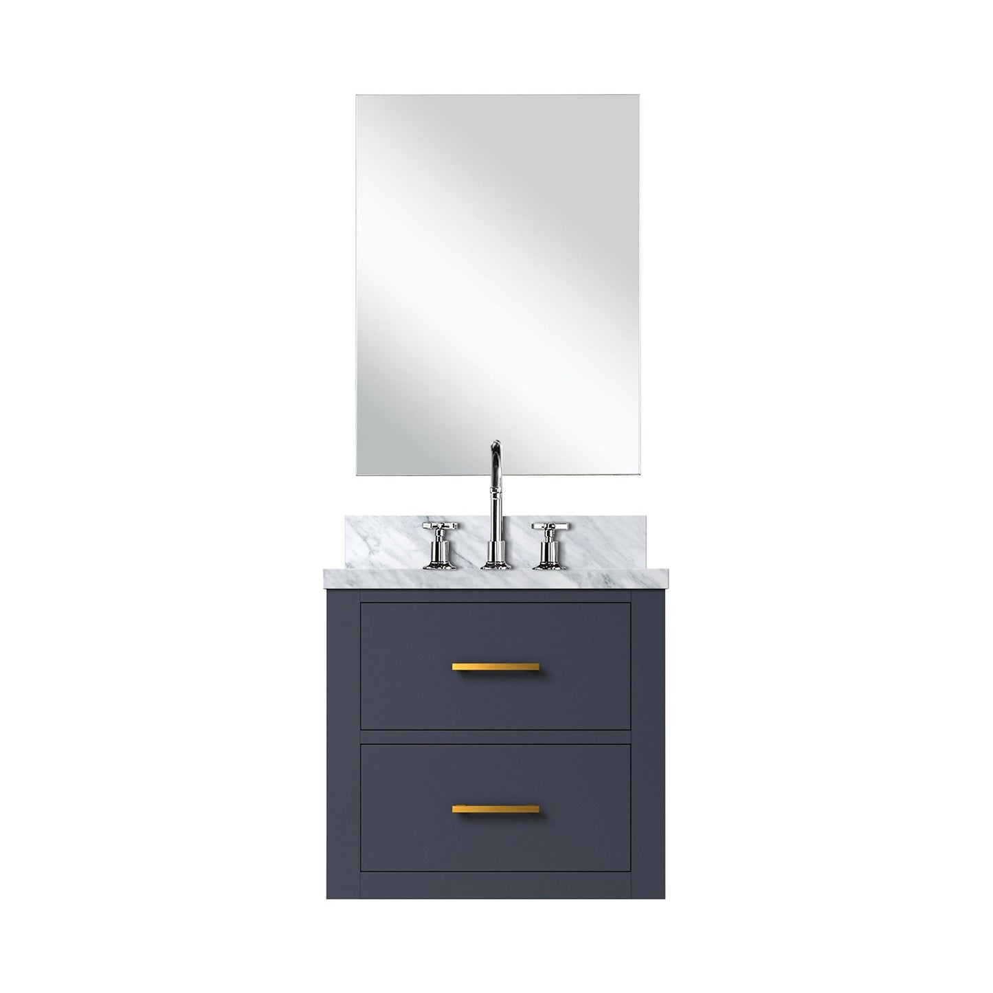 Castor 20 in W x 18 in D Blue Single Bath Vanity