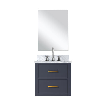 Castor 20 in W x 18 in D Blue Single Bath Vanity