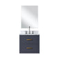 Castor 20 in W x 18 in D Blue Single Bath Vanity