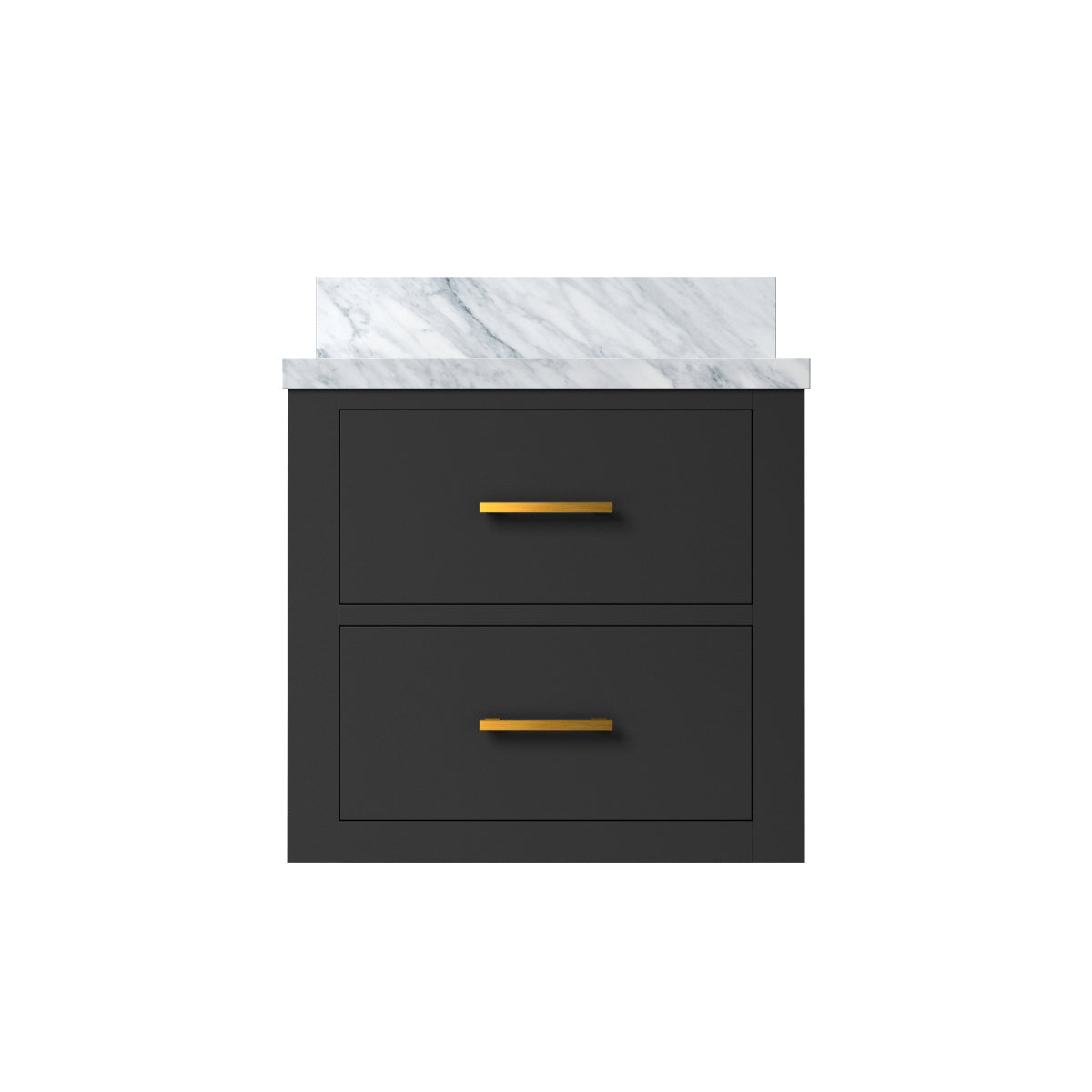 Castor 20 in W x 18 in D Black Single Bath Vanity