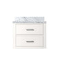 Castor 24 in W x 18 in D White Single Bath Vanity
