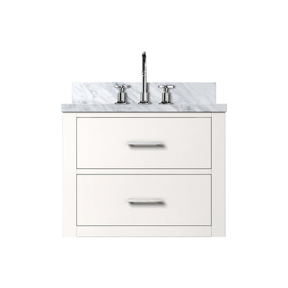 Castor 24 in W x 18 in D White Single Bath Vanity