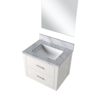 Castor 24 in W x 18 in D White Single Bath Vanity