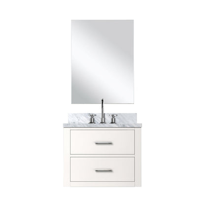Castor 24 in W x 18 in D White Single Bath Vanity
