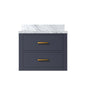 Castor 24 in W x 18 in D Blue Single Bath Vanity
