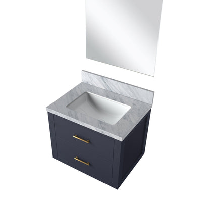 Castor 24 in W x 18 in D Blue Single Bath Vanity