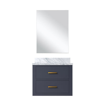 Castor 24 in W x 18 in D Blue Single Bath Vanity