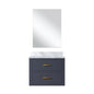 Castor 24 in W x 18 in D Blue Single Bath Vanity