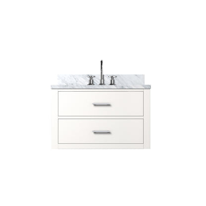 Castor 30 in W x 22 in D White Double Bath Vanity