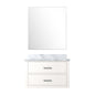 Castor 30 in W x 22 in D White Single Bath Vanity
