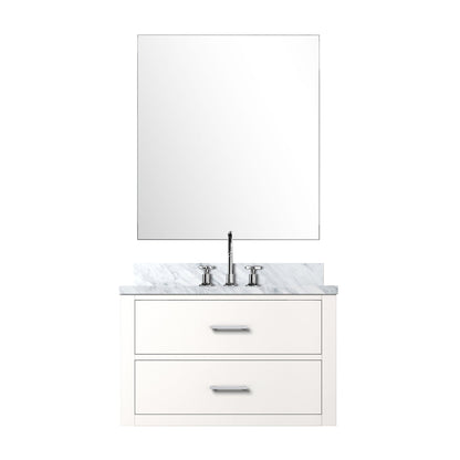 Castor 30 in W x 22 in D White Single Bath Vanity