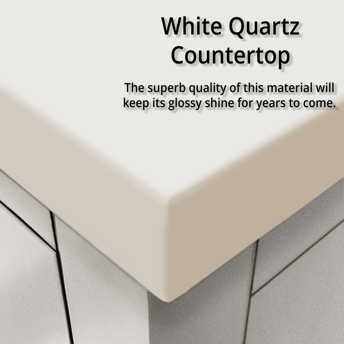 Castor 30 in W x 22 in D White Single Bath Vanity