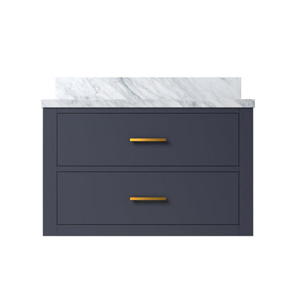 Castor 30 in W x 22 in D Blue Double Bath Vanity