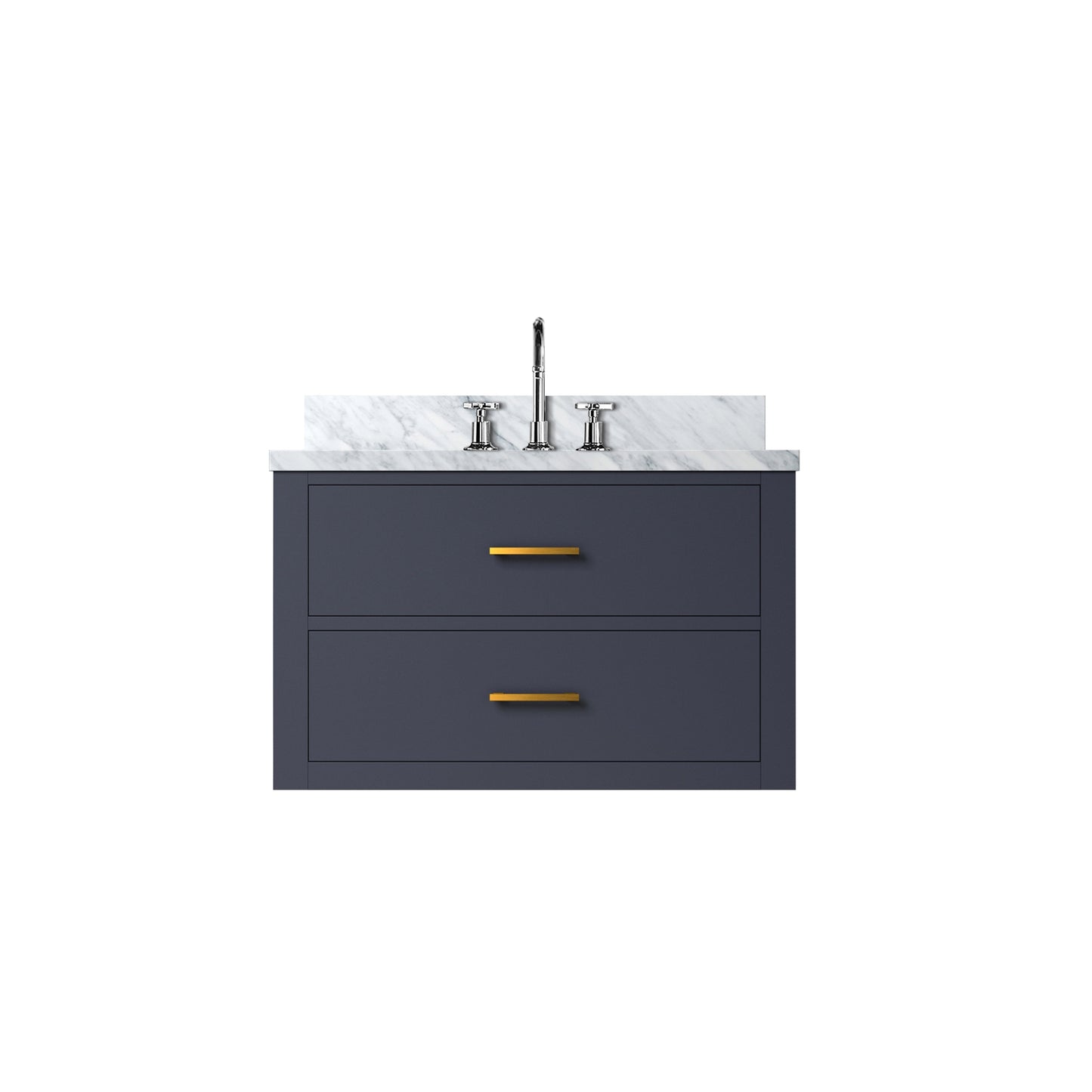 Castor 30 in W x 22 in D Blue Double Bath Vanity